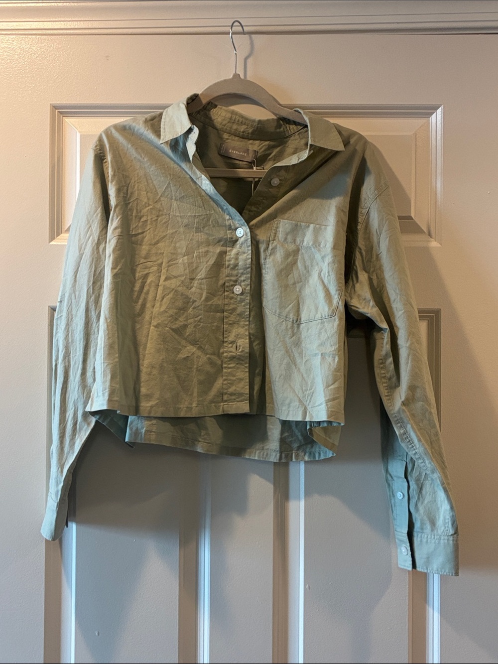 Everlane Cropped Button Down